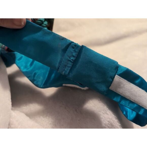 Anthony Alexander Belt Teal Blue Satin  With Woven Strings And Gold Buckle main image 9